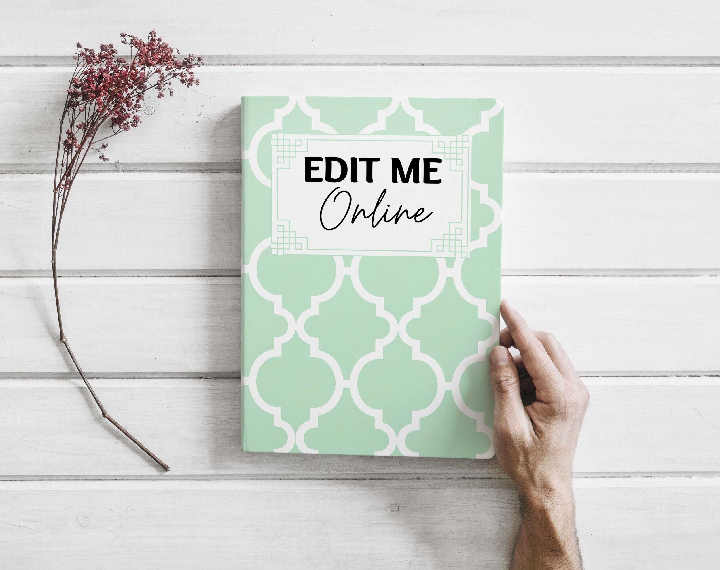 Editable Printable Book Template