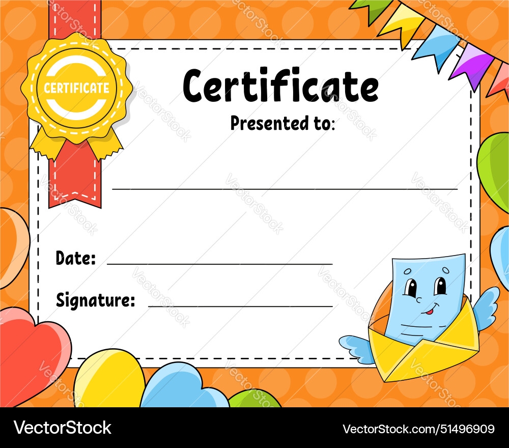 Printable Editable Certificates Kids