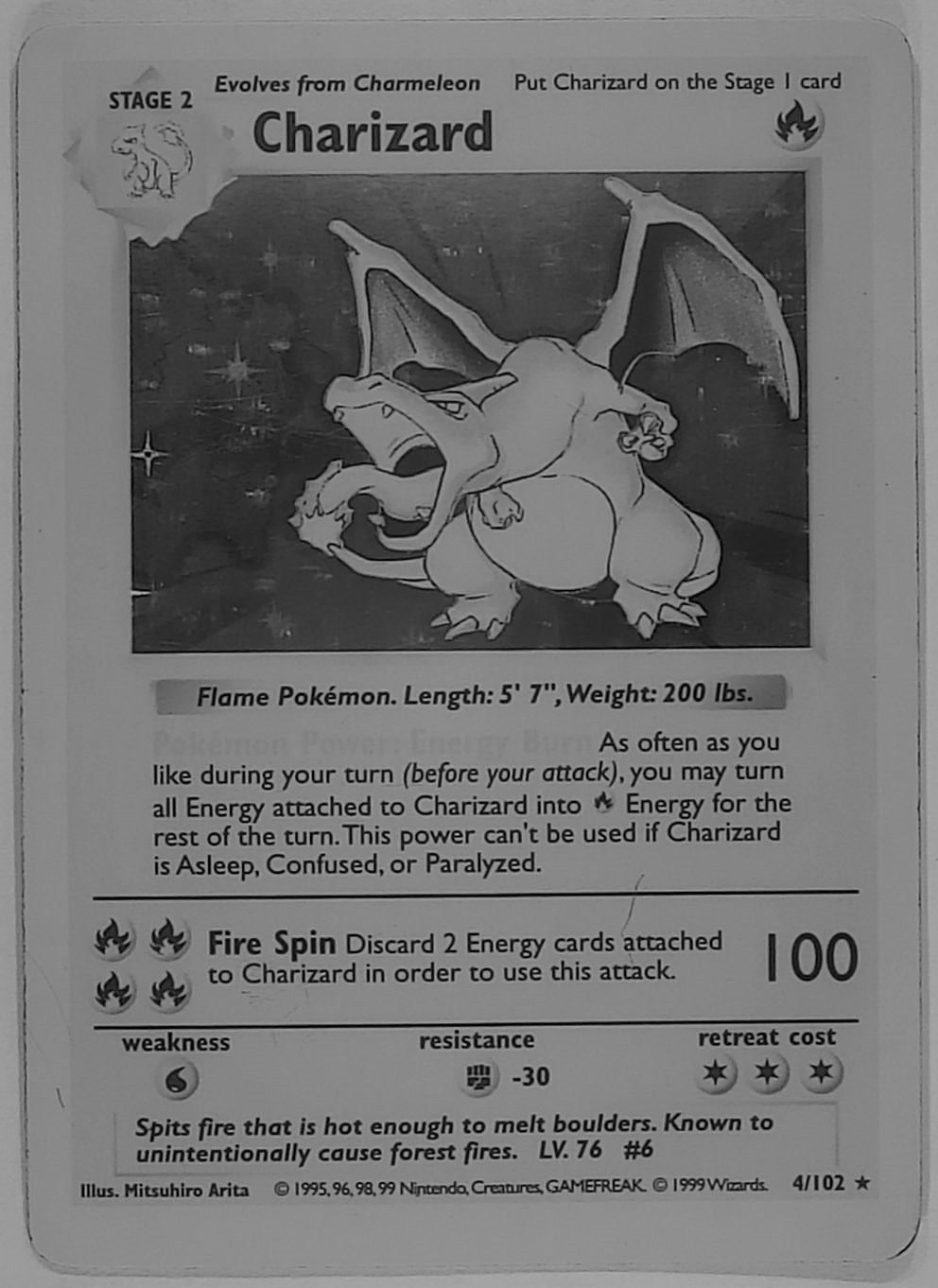 CGC Trading Cards Certifies Extremely Rare Base Set Charizard Test Print CGC