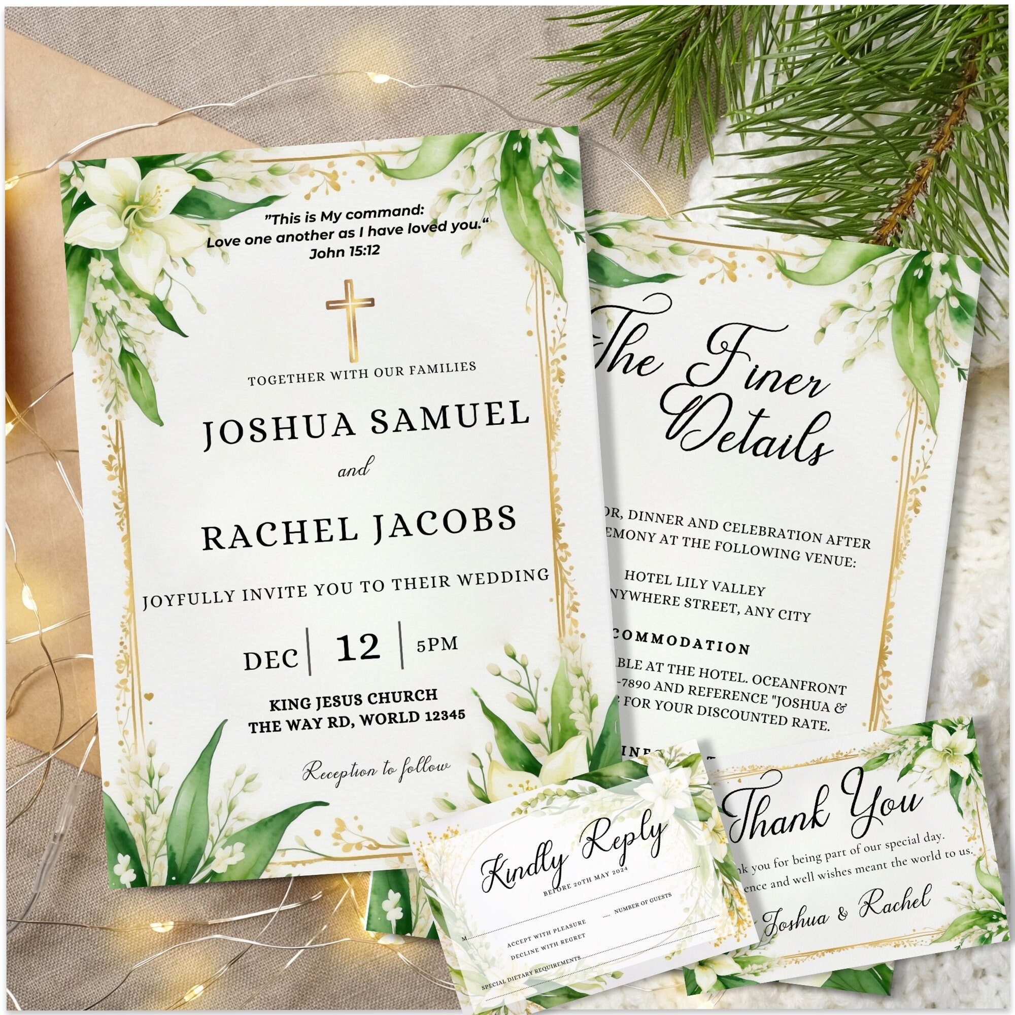 Christian Wedding Invitation Template catholic Wedding bible Verse Wedding Invitation church Wedding Invitation editable Christian Wedding Etsy