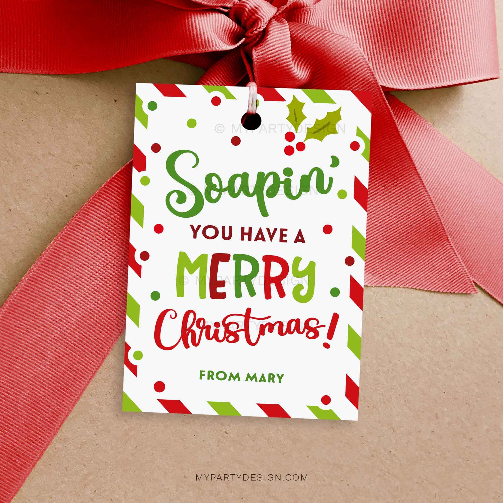 Printable Christmas Gift Tags That You Can Edit