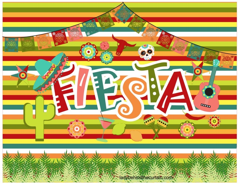 Cinco De Mayo Fiesta Party FREE Printable Collection