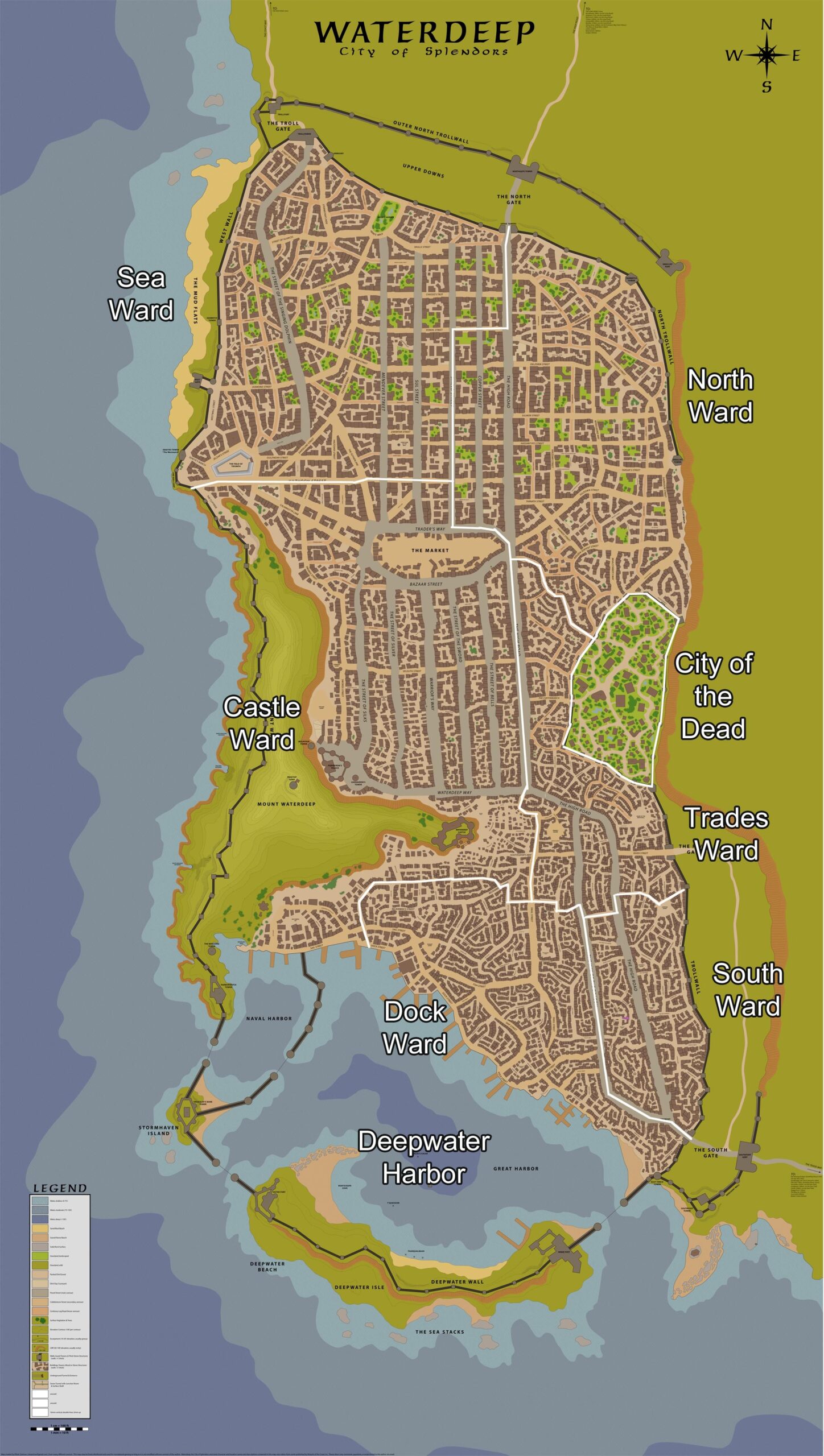 City Of Waterdeep Map With All Locations Page 2
