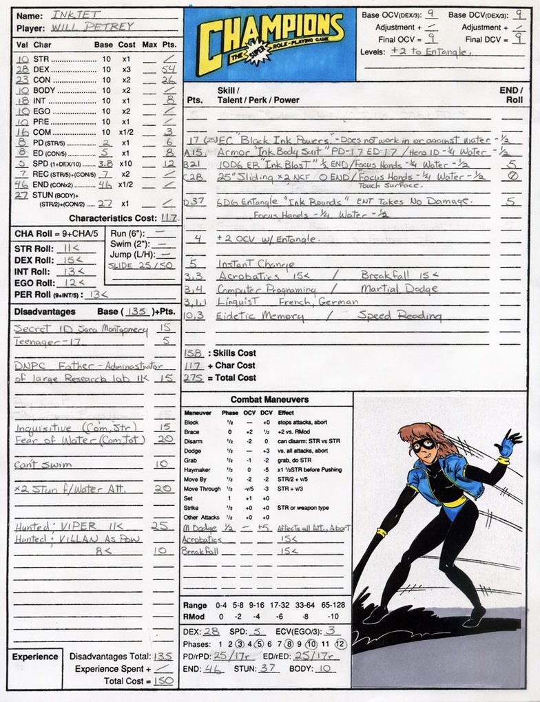 Community Forums Incorrect Categorization Fuzion Cyberpunk Hero System Roll20 Online Virtual Tabletop