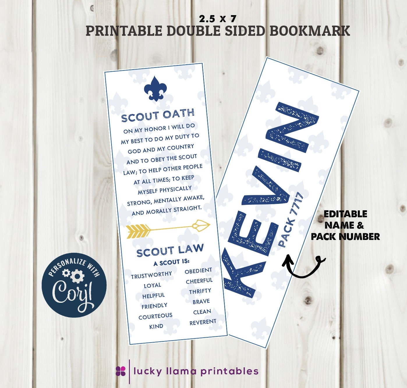 Cub Scout Printable Etsy