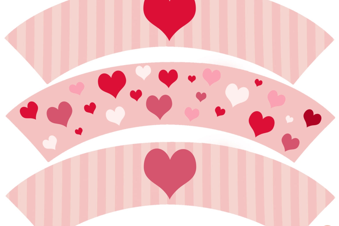 Free Printable Editable Valentines Cupcake