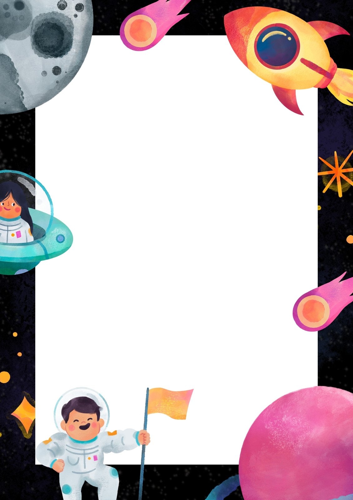 Customize 126 Space Page Border Templates Online Canva
