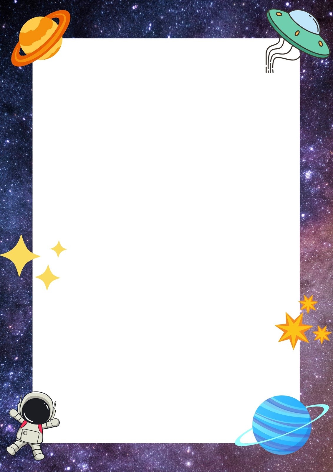Customize 126 Space Page Border Templates Online Canva