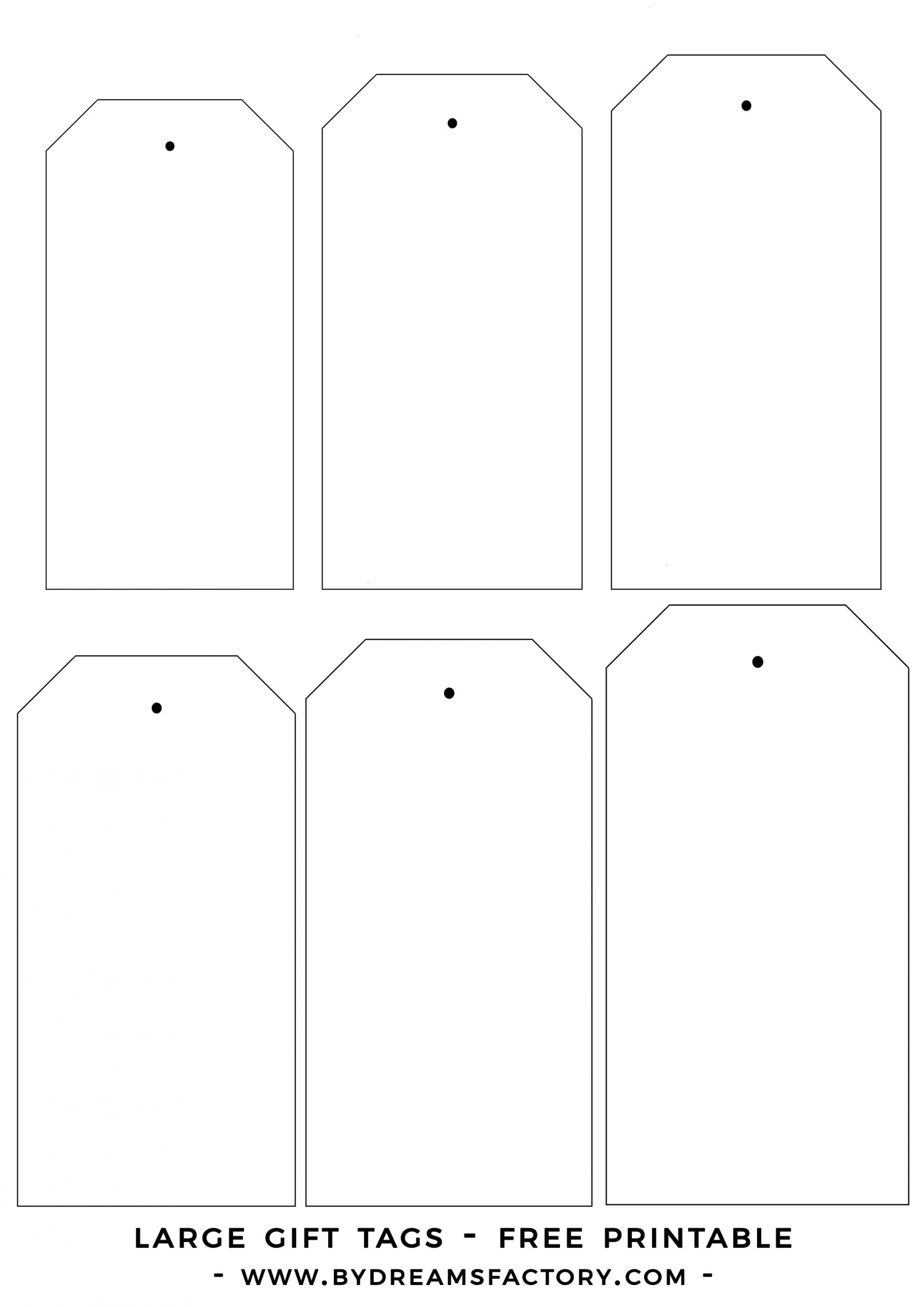 Printable Editable Gift Tag Template Free
