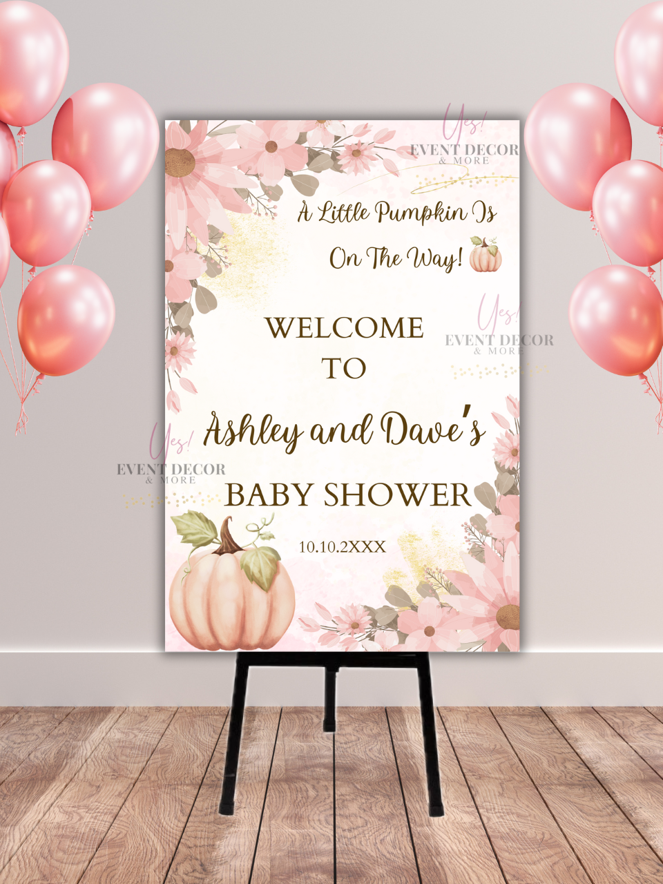 Editable Baby Shower Welcome Sign Printable