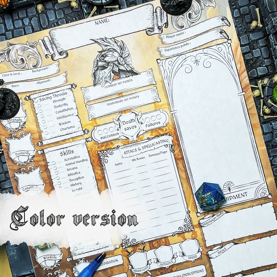 5th Edition Paladin Printable