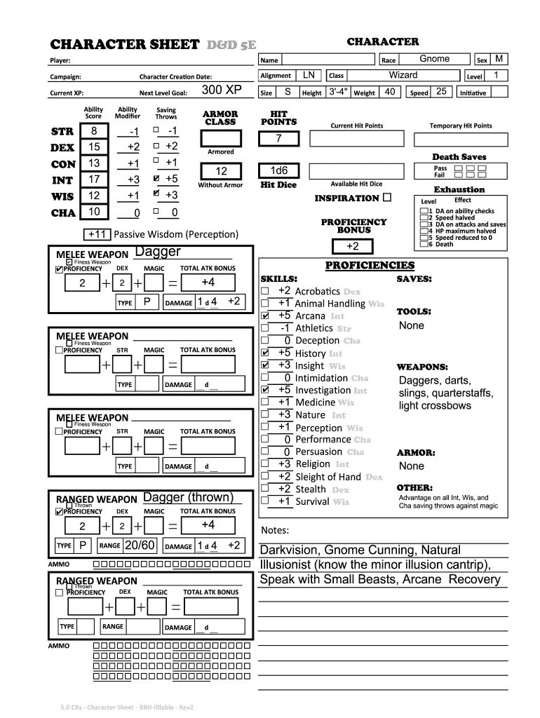 Dnd Character Sheet Fillable Fill Out Sign Online DocHub