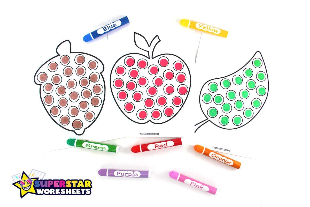 Editable Dot Marker Printables