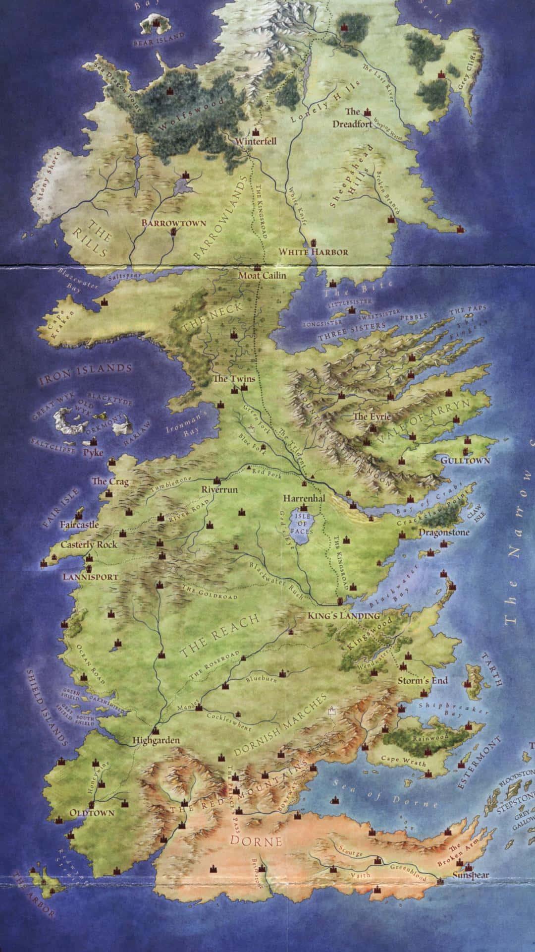 Download Game Of Thrones Map Westeros Wallpaper Wallpapers