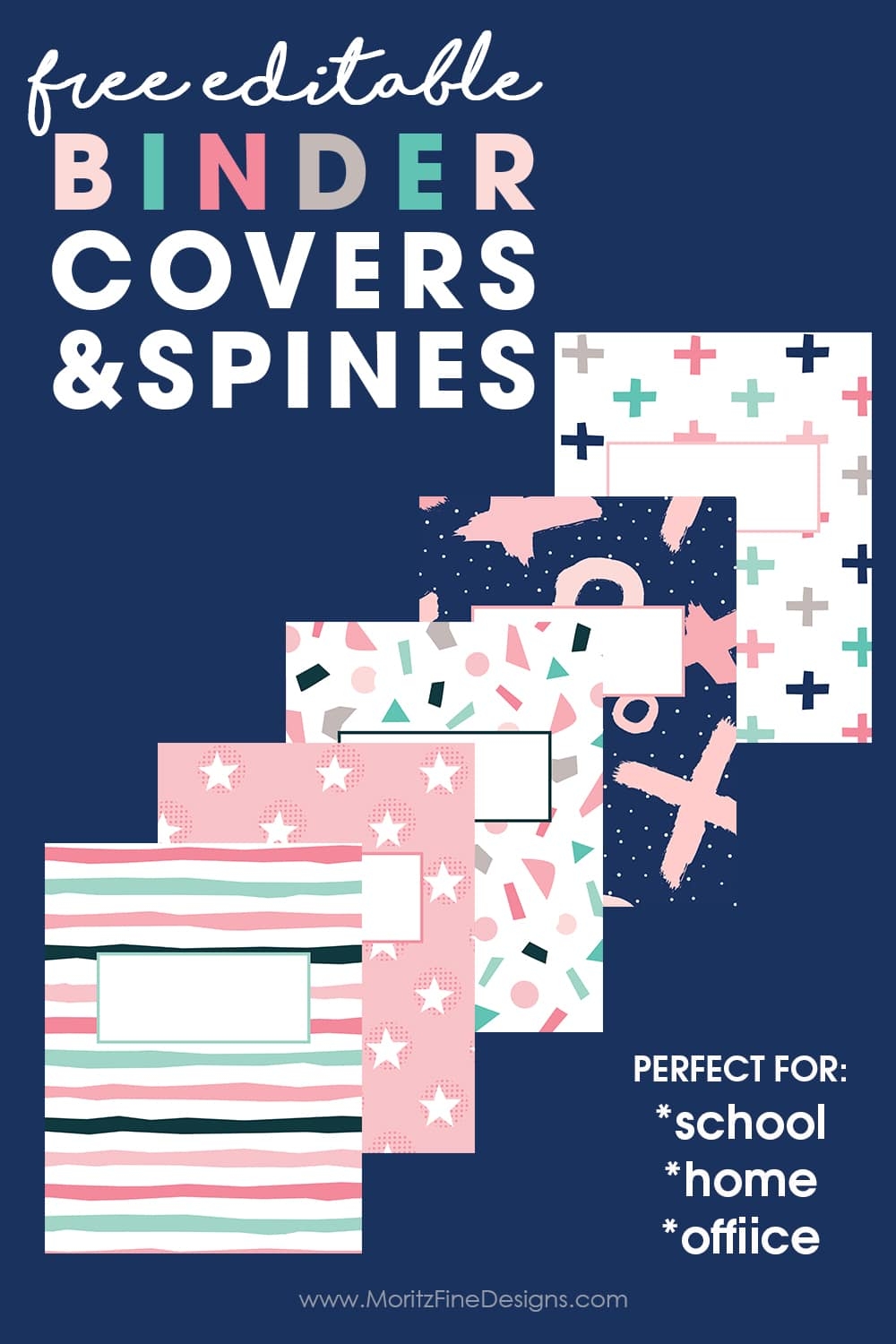Free Printable Binder Spines Editable