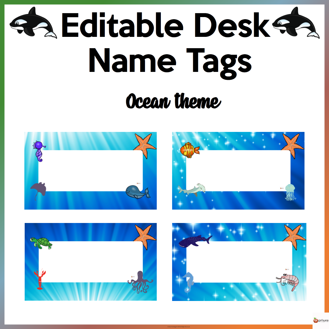 Editable Printable Free Classroom Name Labels