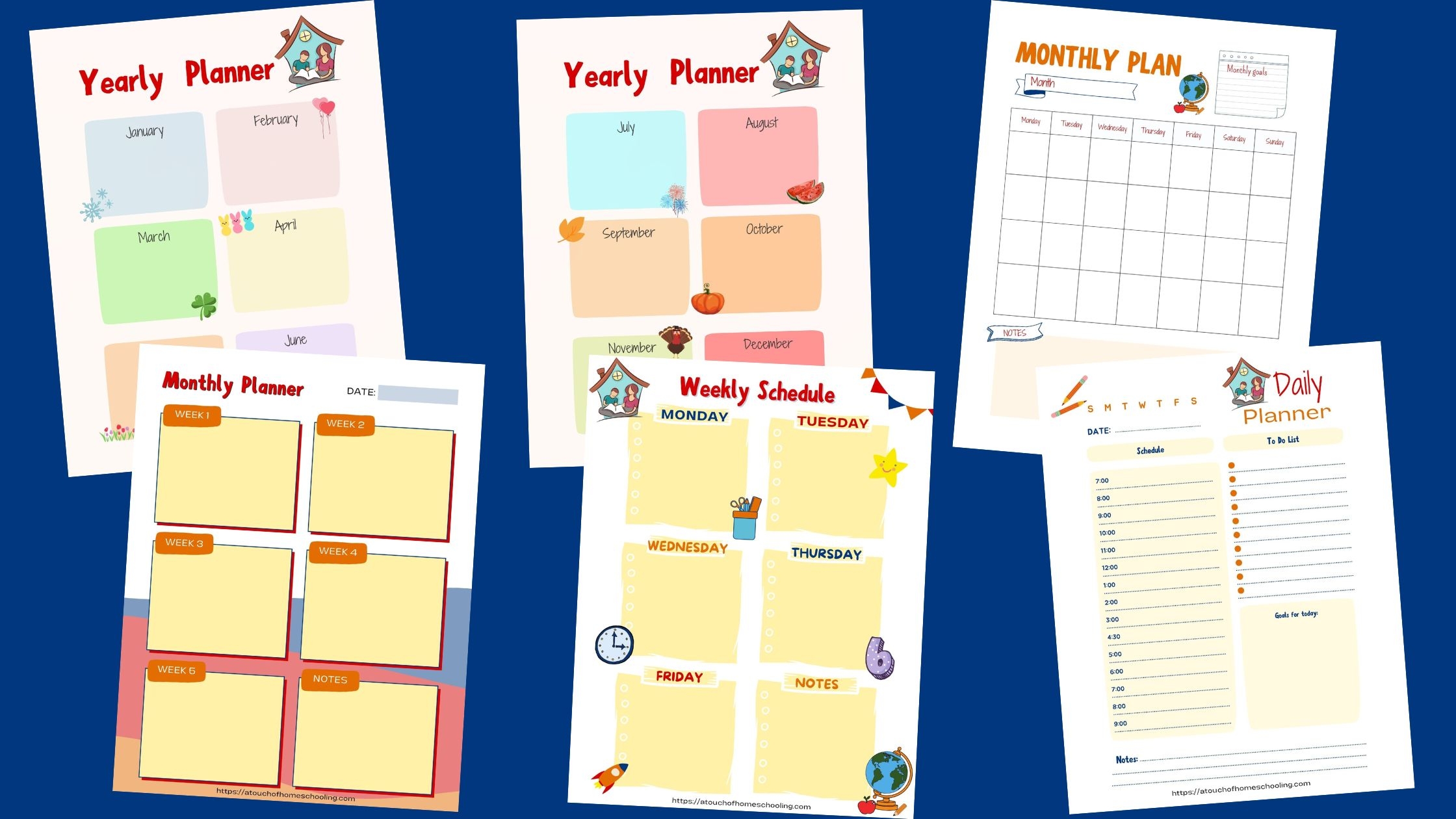 Editable Homeschool Schedule Template 15 Free Printables