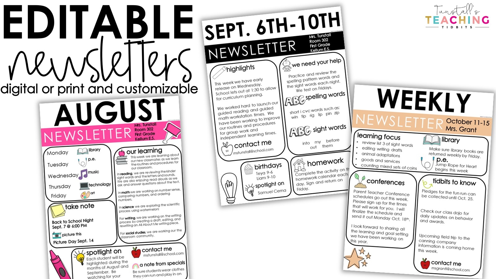 Free Editable And Printable News Letters