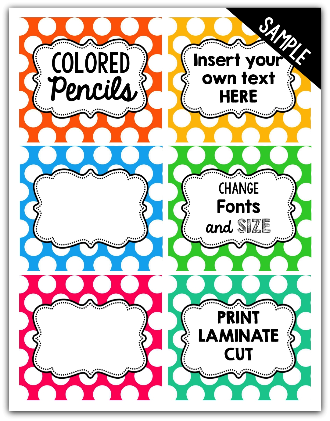 Free Editable Printable Labels