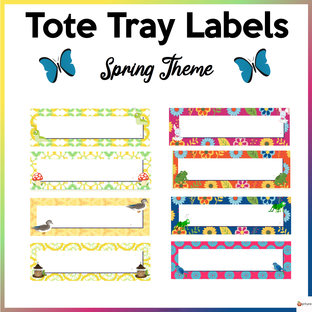 Editable Printable Classroom Label Designs