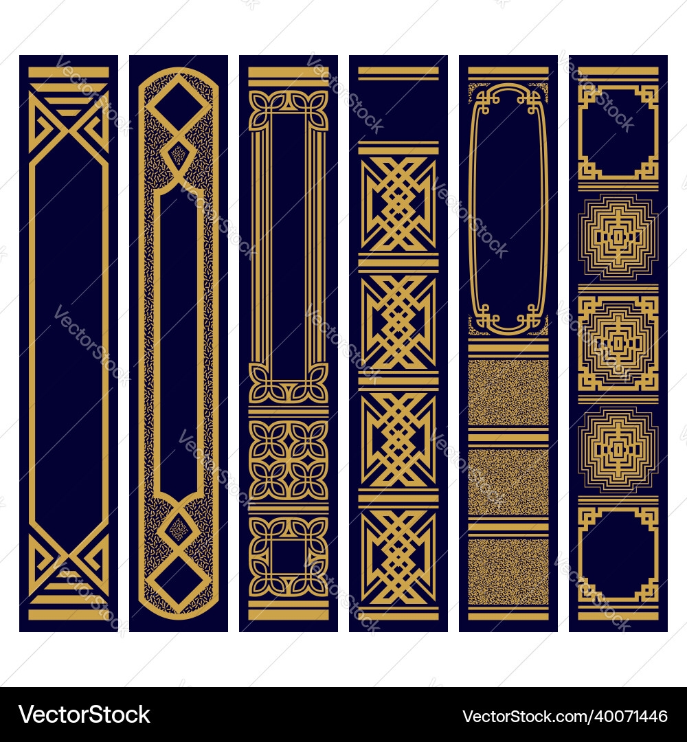 Editable Printable Book Spines