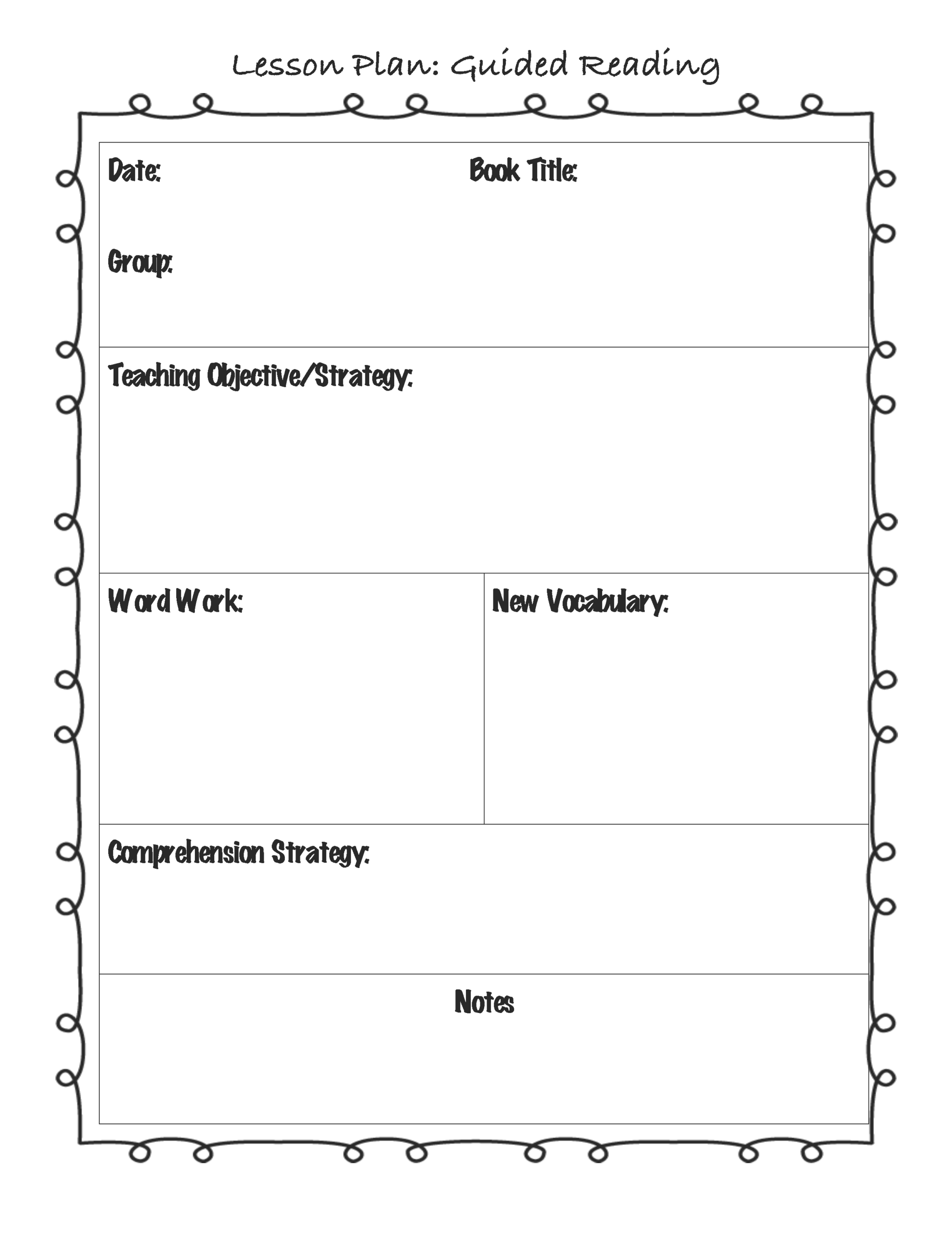 Englishlinx Lesson Plan Template Worksheets