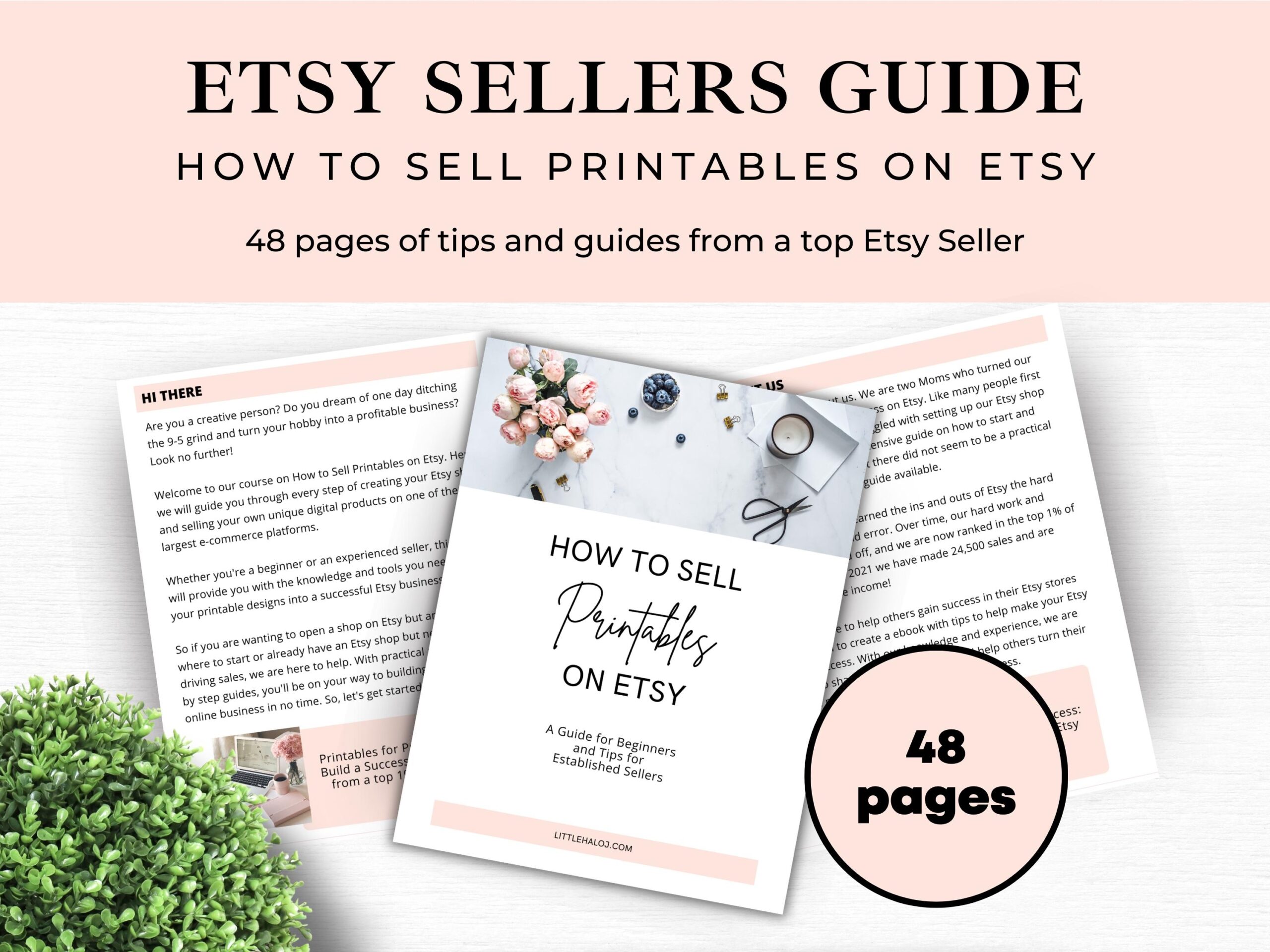 ETSY SELLER GUIDE How To Sell Digital Products On Etsy How To Open An Etsy Shop Sell Printables On Etsy 40 Free Listings Sellers Ebook Etsy