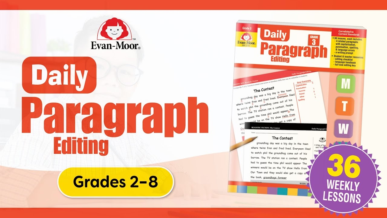 Evan Moor Educational Resources E books Workbooks For School Home Daily Paragraph Editing Grade 4 Teacher s Edition E book