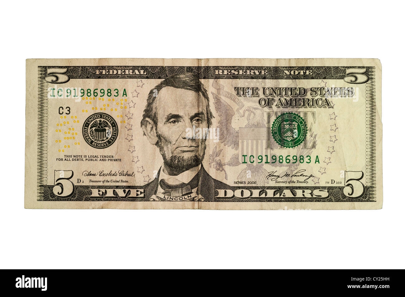 Printable Editable Real Money Templates 5 Dollar Bill