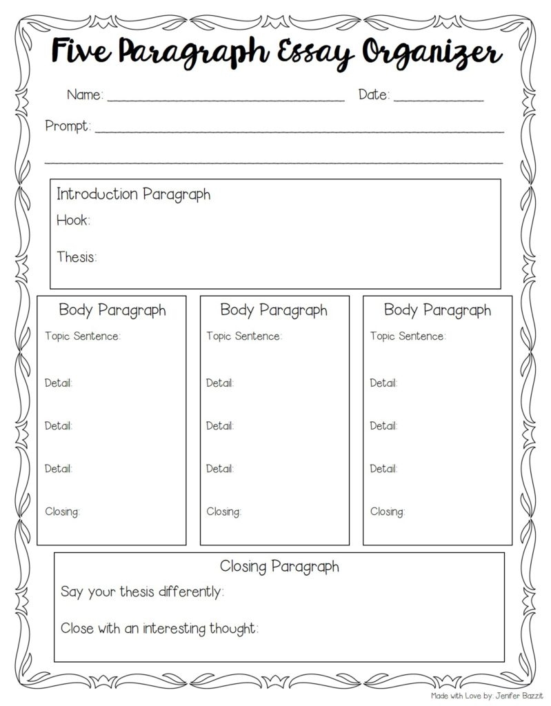 Five Paragraph Essays How To Teach Grade Thrive In Grade Five