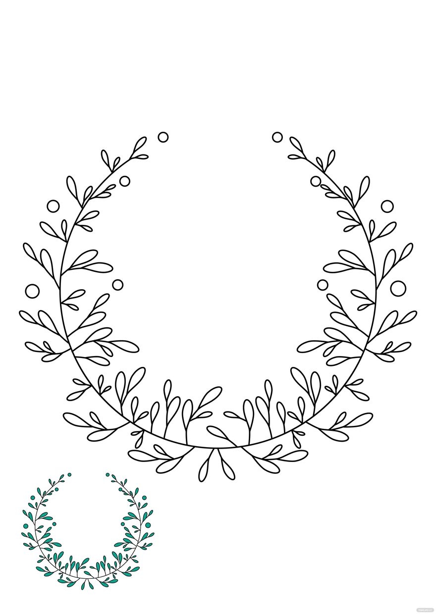 Free Editable Wreath Printables