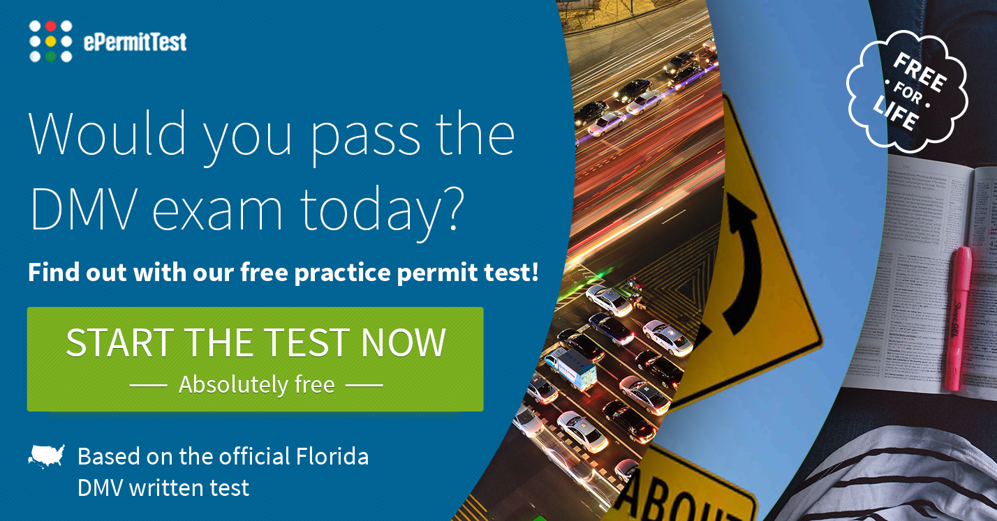 Florida DMV Written Test Cheat Sheet FL 2025 50 Questions