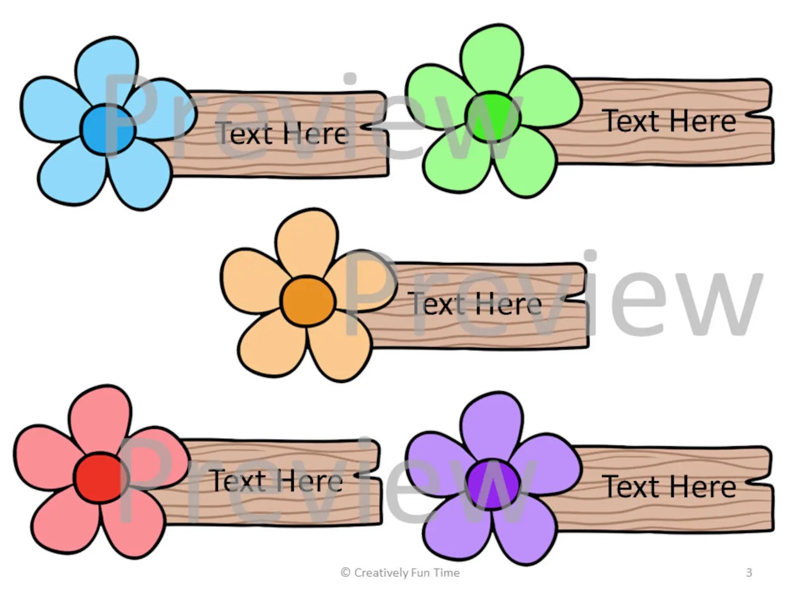 Flower Name Tags Free Printables Printable Party Favors