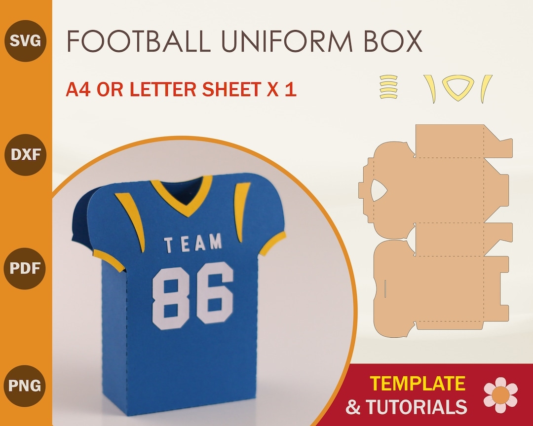 American Football Jersey Printable Editable