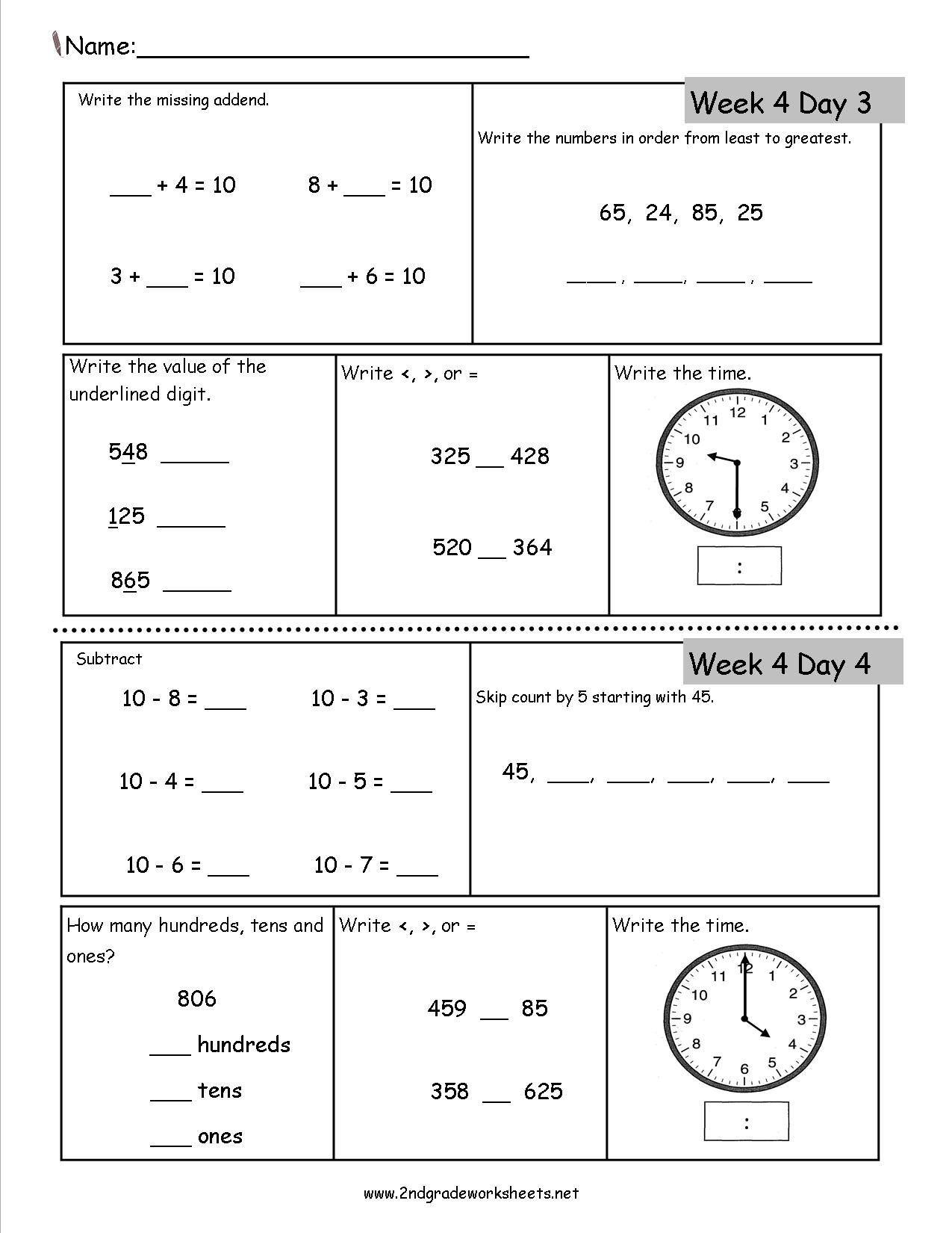 Common Core And Practice Workbook Common Core Edition 3 Grade 1-1 Printable Page