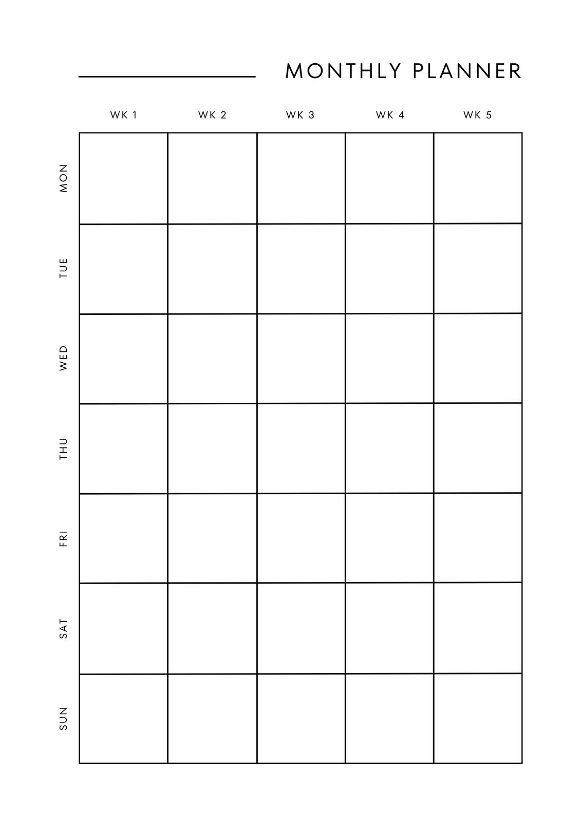 Editable Printable 6 X 6 Grid