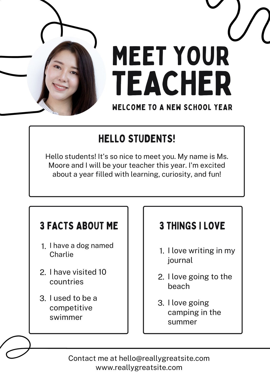 Free And Customizable Meet The Teacher Templates Canva