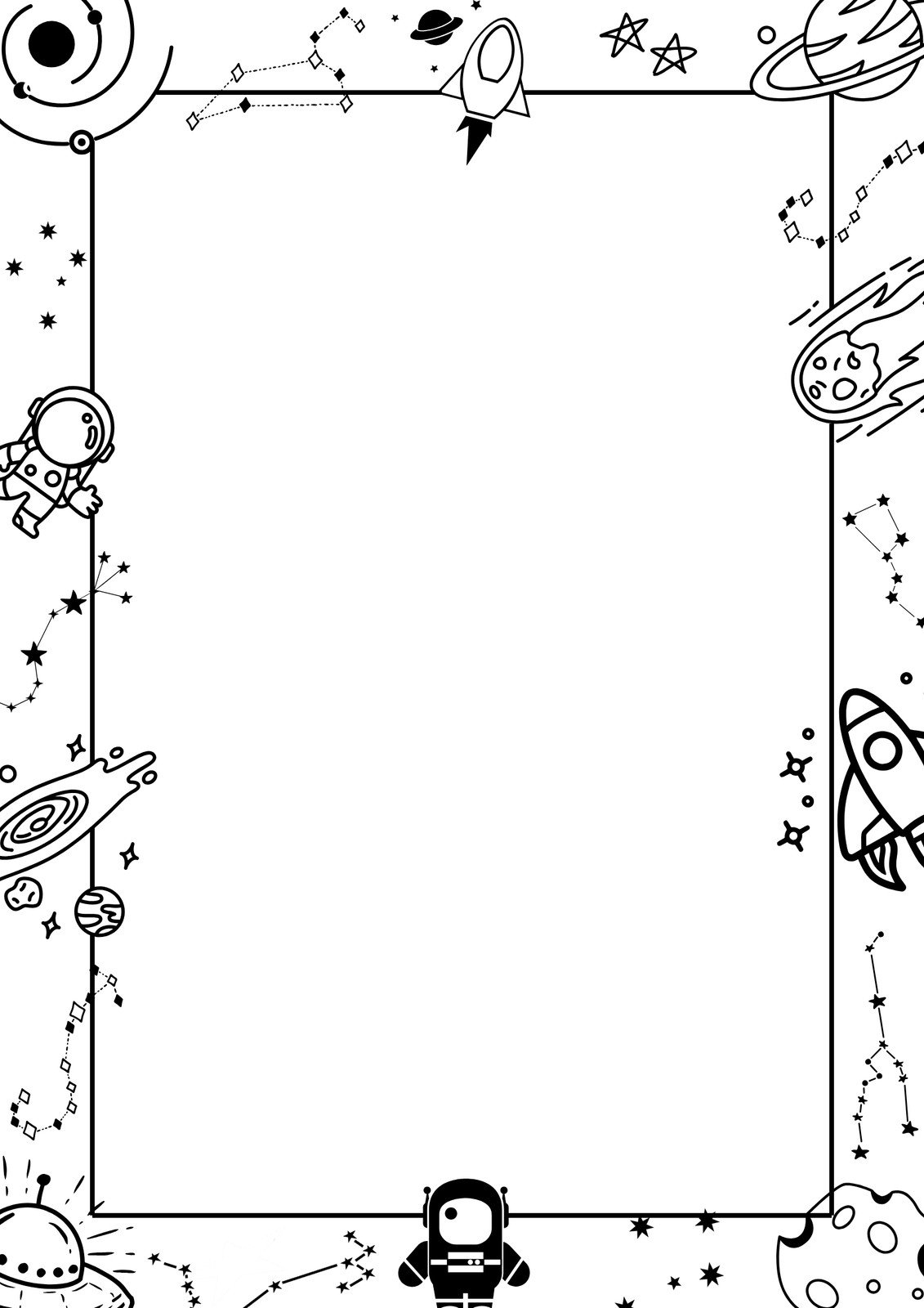 Free And Customizable Space Templates