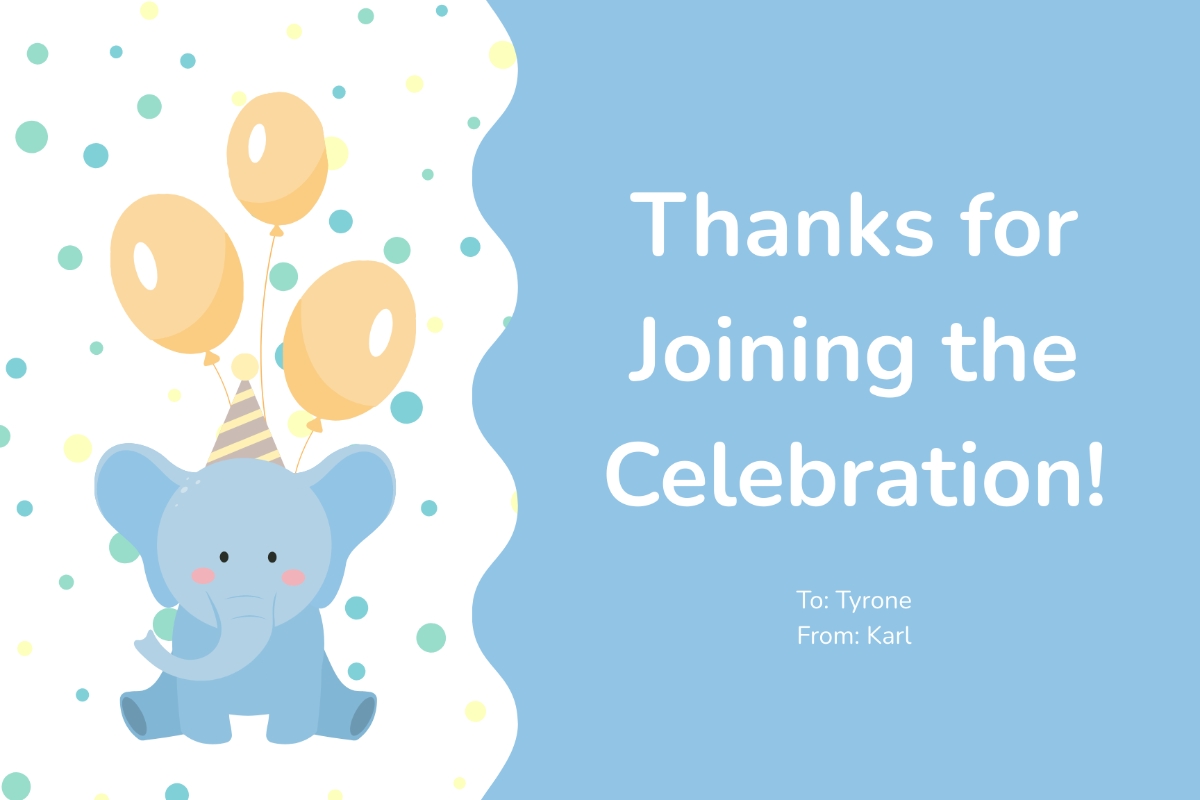 Free Printable Editable Thank You Notes For Birthday