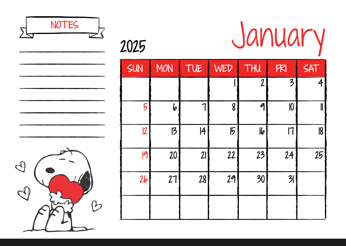 Free Printable Editable Online Calendar
