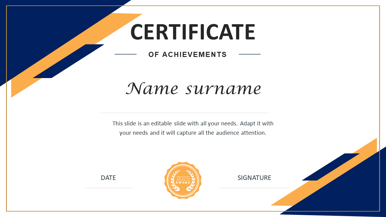 Free Certificate PowerPoint Canva Templates And Google Slides
