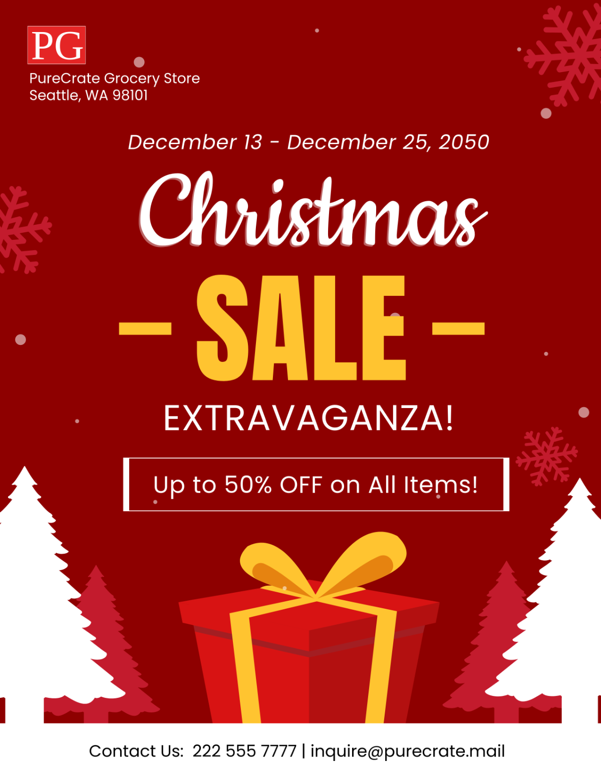 Printable Christmas Flyers That You Can Edit