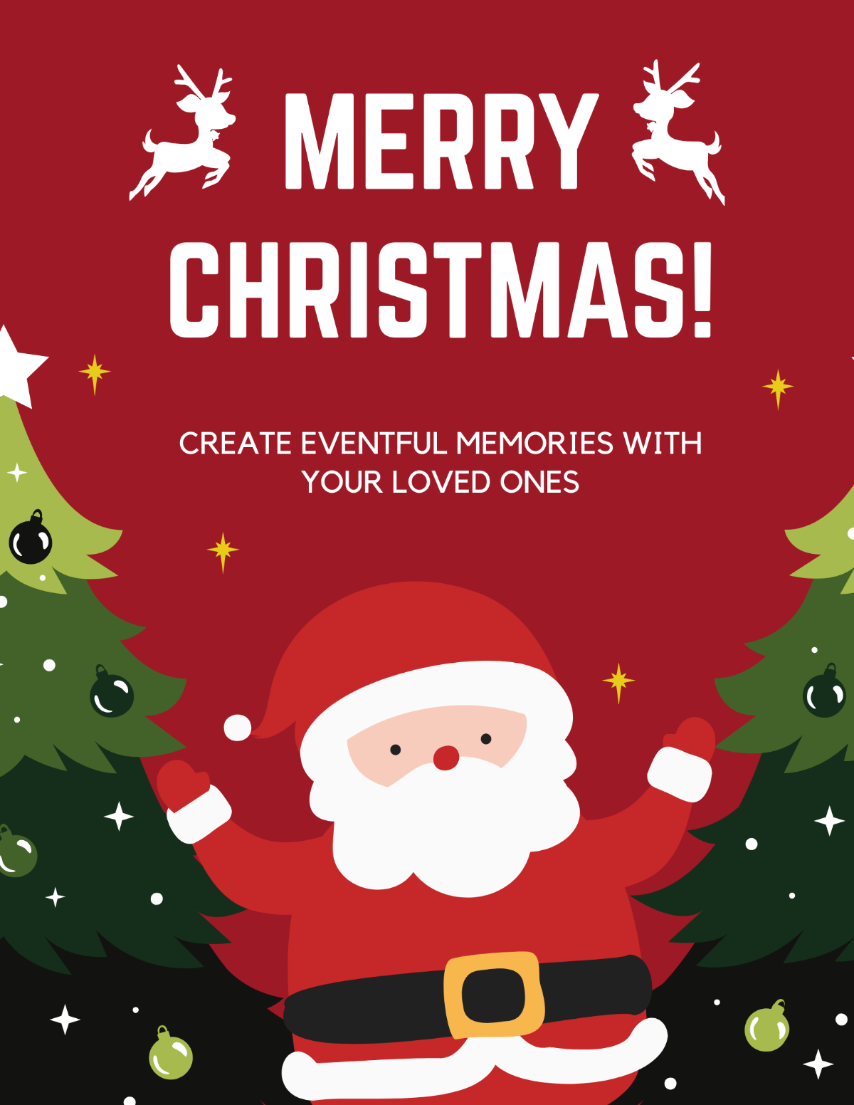 Free Christmas Flyer Templates Editable And Printable