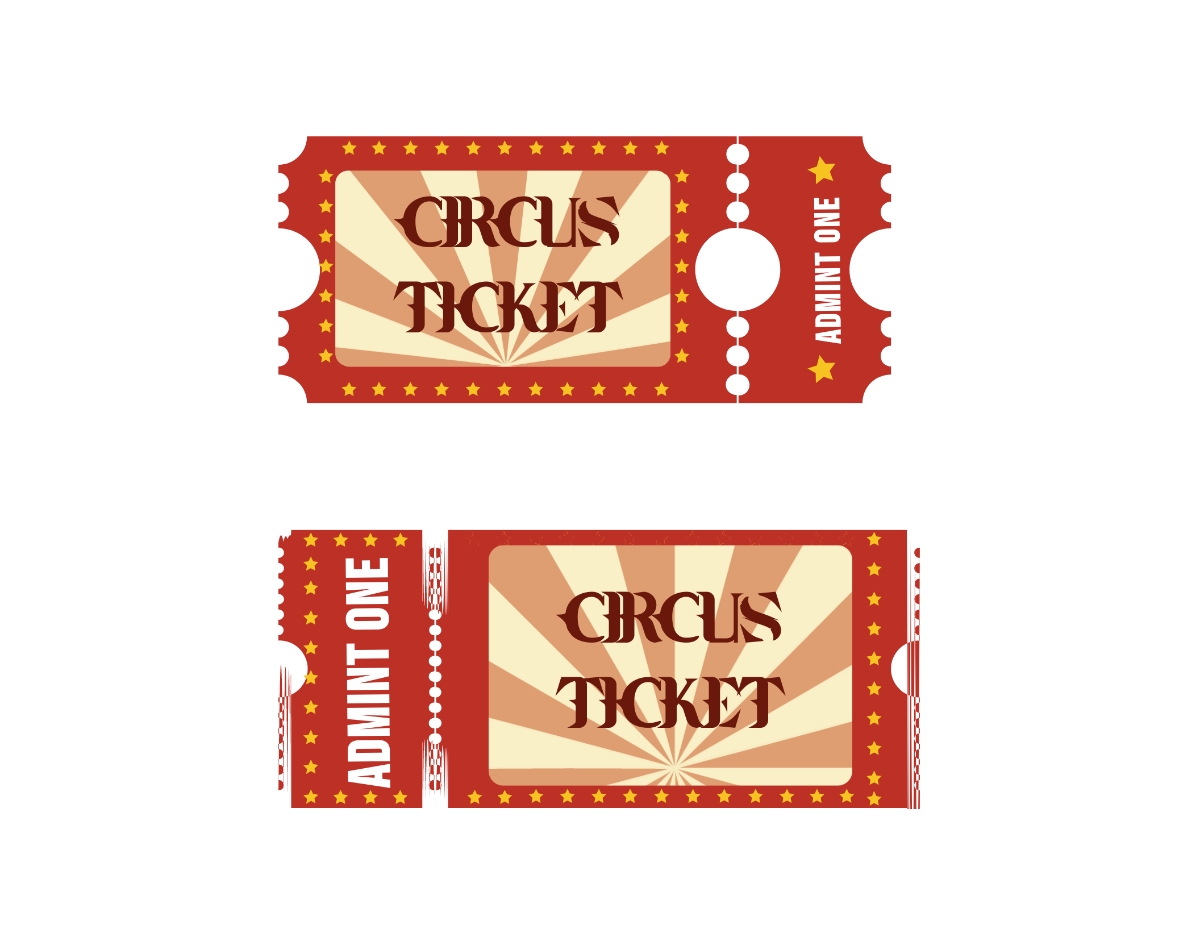 Free Circus Ticket Templates Editable And Printable