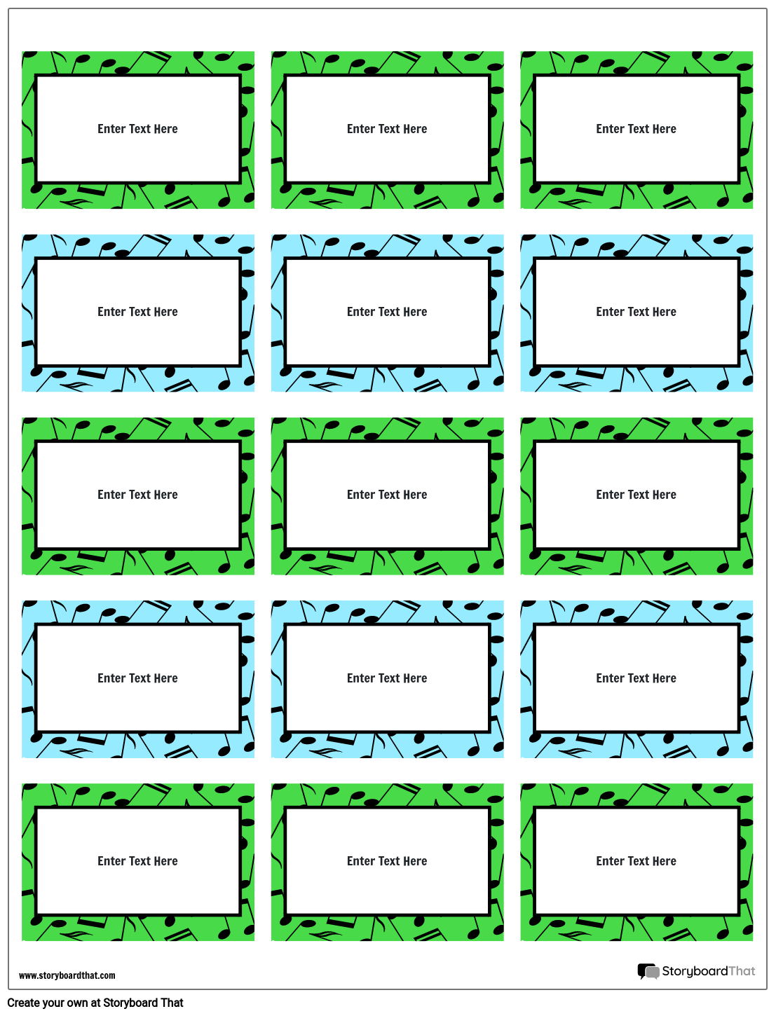 Free Classroom Labels Design Print With Storyboard That