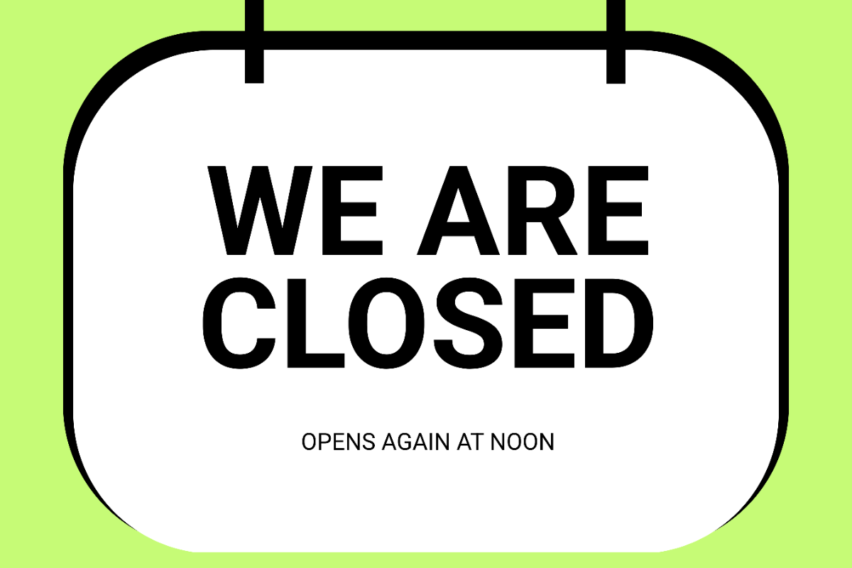 Free Closed Sign Template To Edit Online