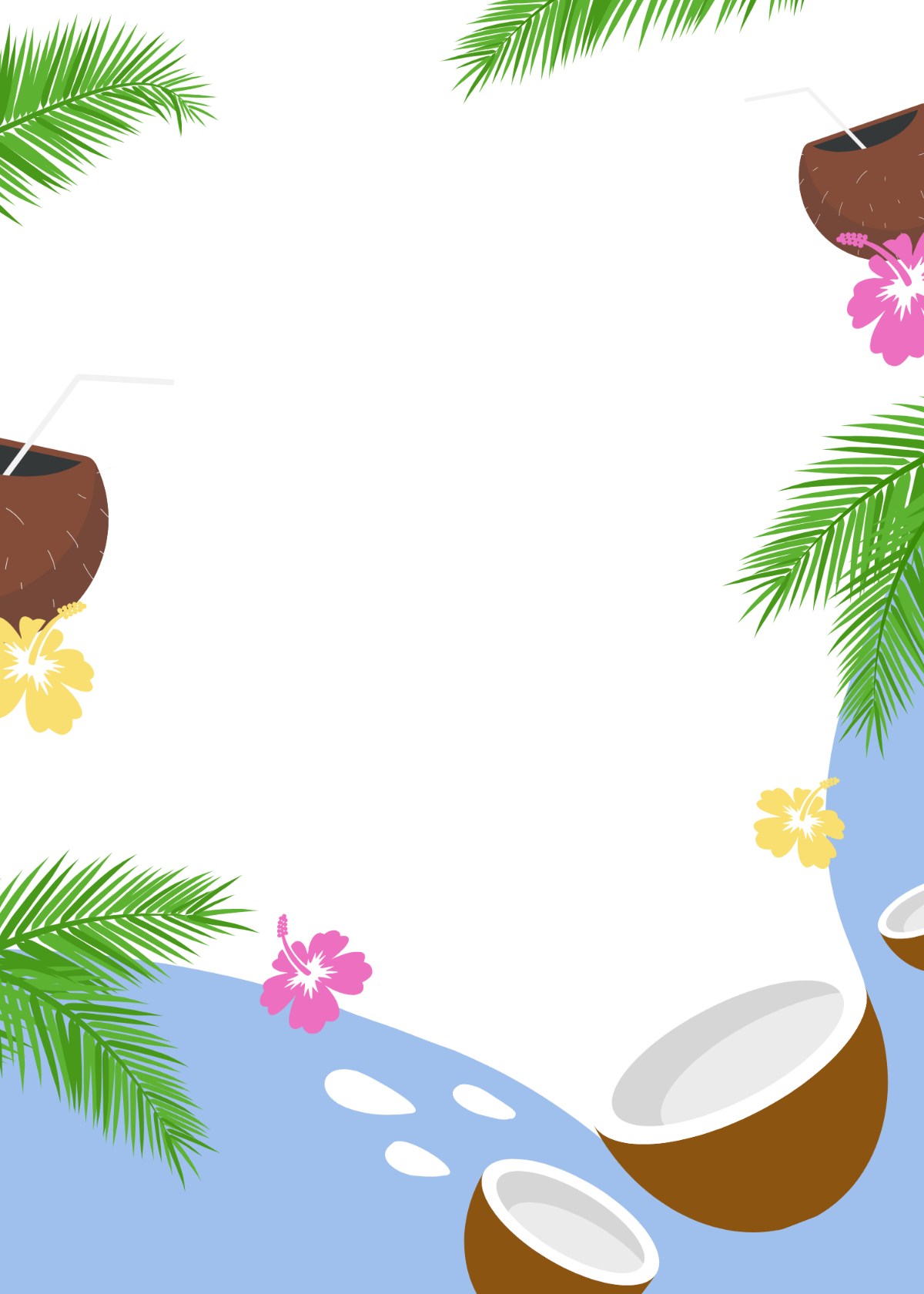 Free Editable Printable Luau Invitations