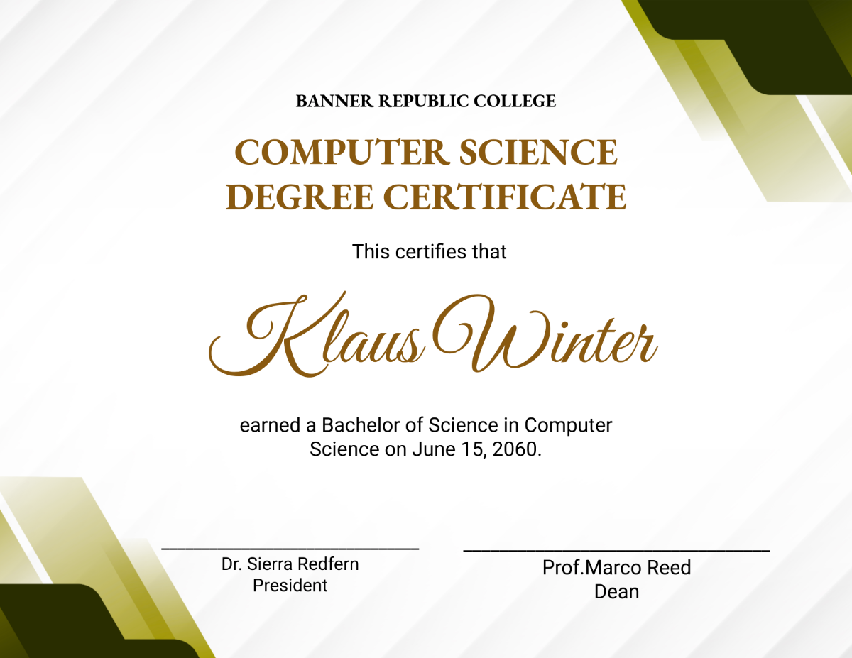 Free Computer Certificate Templates To Edit Online