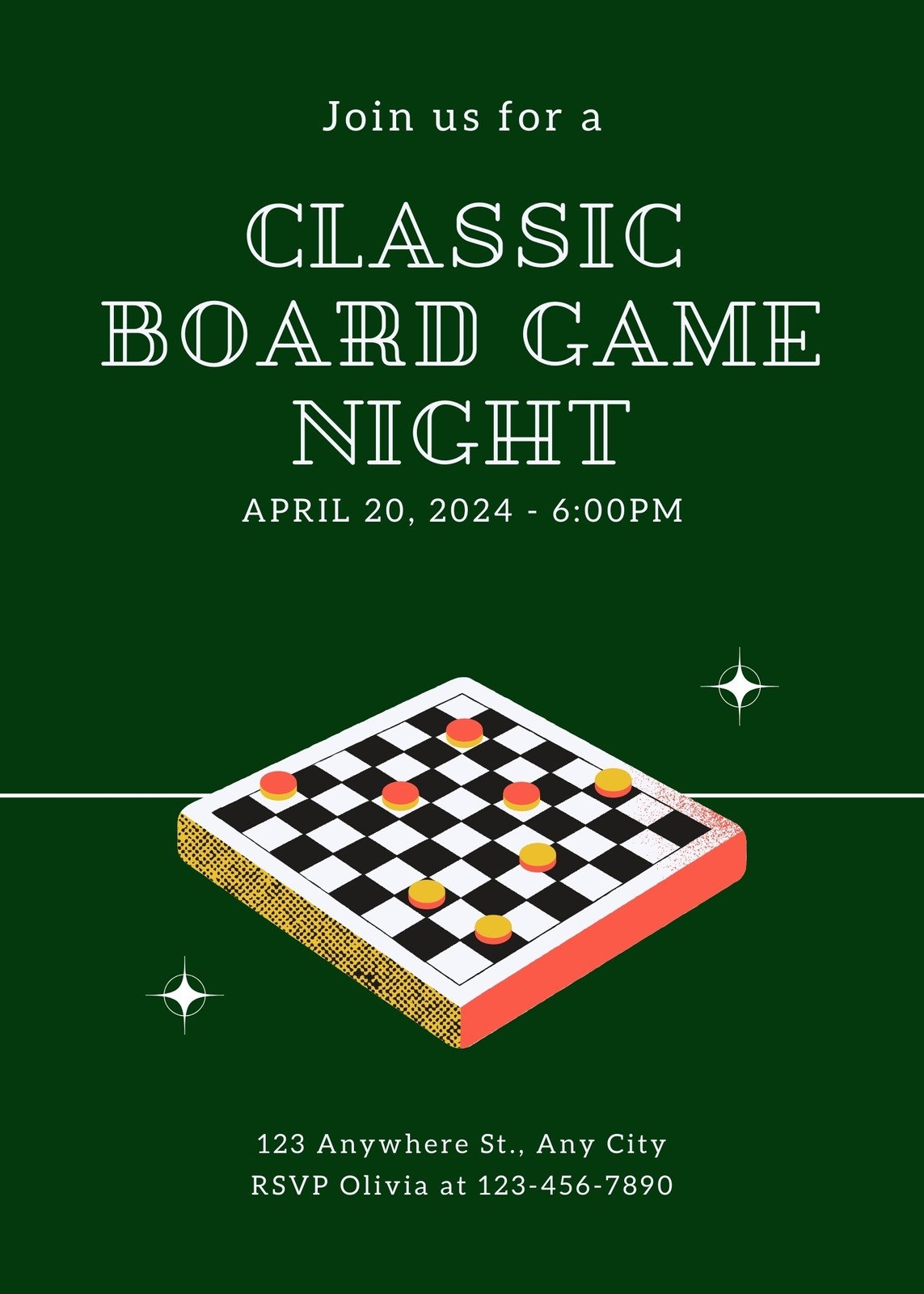 Free Custom Printable Game Night Invitation Templates Canva