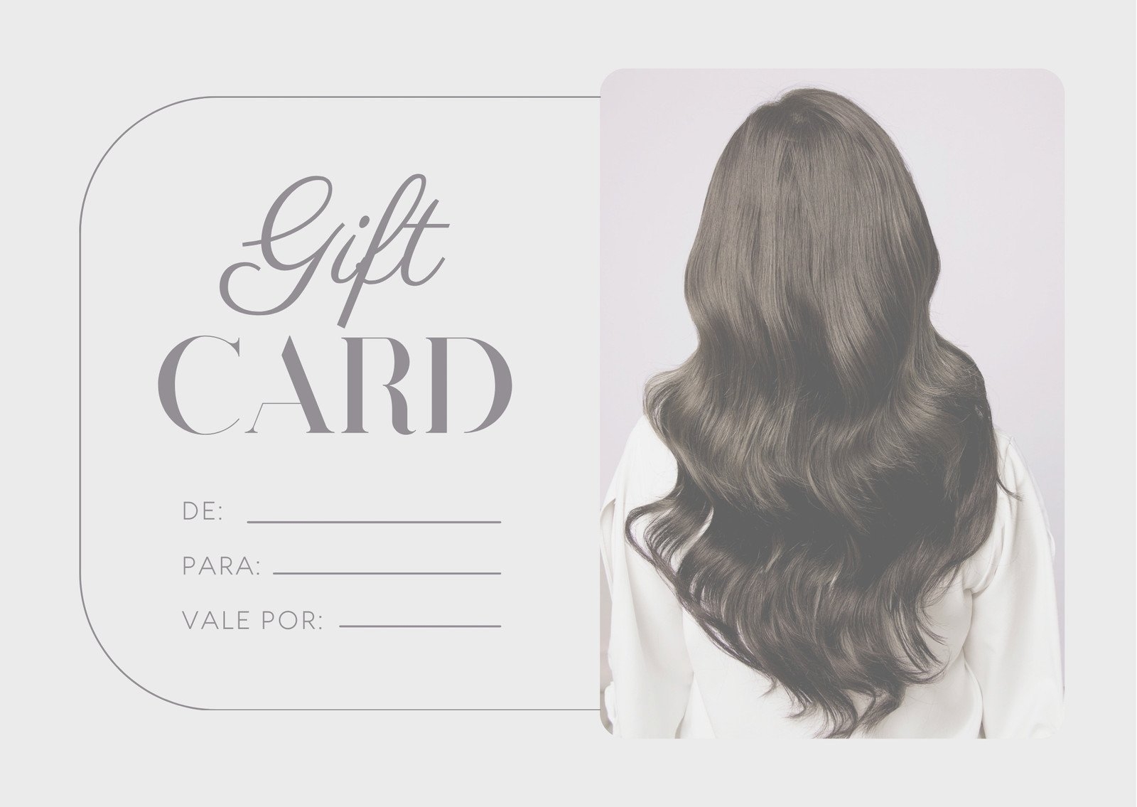 Free Editable Printable Hair Salon Gift Certificate Template
